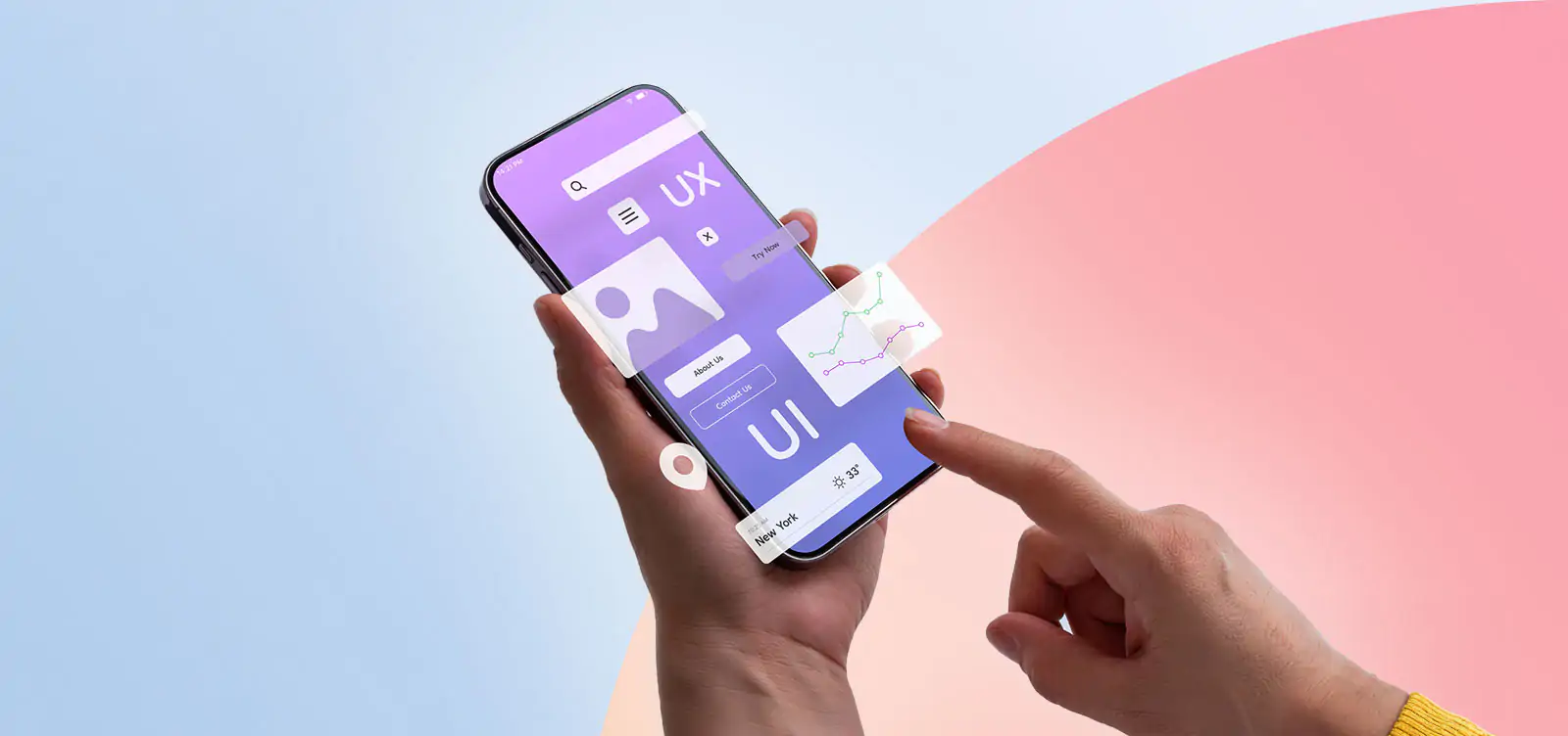Flujos de usuario impecables: Diseño UI/UX para el futuro móvil.